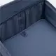 Donkerblauwe organizer voor autostoel en kinderwagen