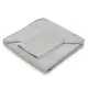 Badcape met Kap 80x80 cm - Grijs - Hydrofiel & Fleece