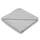 Badcape met Kap 80x80 cm - Grijs - Hydrofiel & Fleece