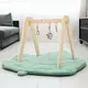 Houten Babygym met Bijtring en Rammelaar - Speelgoed