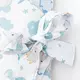 Wikkeldeken - Drakenpatroon - 80x80 cm - Baby essentials