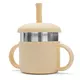 Baby Drinkbeker - Lichtbeige - Met Handvatten & Deksel