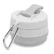 Grijze Opvouwbare Siliconen 2-in-1 Babybeker 350 ml