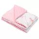 Babydeken met vulling - Fairies print - 80x100 cm