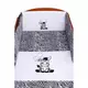3-delige babybedset Zebra 100x135 cm wit-zwart – zacht en comfortabel katoen
