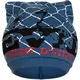Muts - Blauw - Hekpatroon - 3-4 jaar (maat 104) - Baby cap