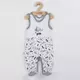 Baby Romper - Muzikaal Thema - Wit Katoen - Maat 74 (6-9m)