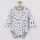 Baby romper - lange mouwen - maat 86 (12-18 maanden) - muziekinstrumenten print