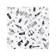 Baby Accessoires - Baby Muts - Muziek Thema - Katoen - Size 68 (4-6 maanden)