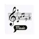 Baby Clothing - Baby cotton jumpsuit - Music thema - Maat 80 (9-12 maanden)