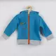 2-delige set - turquoise - maat 56 (0-3 maanden) - sweatshirt met rits