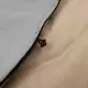 Beige voetenzak buggy met afneembare bontkraag