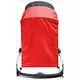 Basic zonnescherm voor kinderwagen rood – verstelbare bescherming tegen zon en wind