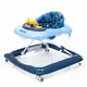 Looptrainer Donkerblauw – Met Geluid, Licht en Siliconen Wielen – 6+ maanden