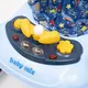 Looptrainer Donkerblauw – Met Geluid, Licht en Siliconen Wielen – 6+ maanden