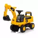 Caterpillar Loopauto Geel – Loopwagen met Graafarm – Stoere Kinderauto