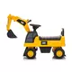Caterpillar Loopauto Geel – Loopwagen met Graafarm – Stoere Kinderauto
