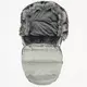 Luxe Fleece Voetenzak Grijs voor Buggy met Rits