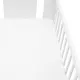 Hoeslaken Baby - Wit - Badstof - 140 x 70 cm - Met Elastiek