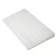 Basic baby hoofdkussen - wigvormig wit 59x37 cm
