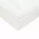 Basic baby hoofdkussen - wigvormig wit 59x37 cm