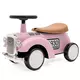Retro Loopauto Roze – Loopwagen met Geluid en Opbergruimte