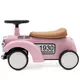 Retro Loopauto Roze – Loopwagen met Geluid en Opbergruimte