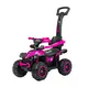 Mega Loopauto Roze – Met Duwstang en Geluid – Max. 30 kg