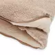Teddy beige wikkelslaapzak 55x40 cm – zacht en veilig