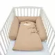 Teddy beige wikkelslaapzak 55x40 cm – zacht en veilig