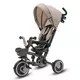 5-in-1 RELAX Driewieler Beige – Verstelbaar, 360° Draaibaar Zitje en Duwstang