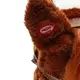 Bruno - Stokpaard - Pluche Bruin Paardenhoofd - Met Wielen