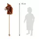 Bruno - Stokpaard - Pluche Bruin Paardenhoofd - Met Wielen