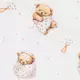 Beddengoedset Baby - Sweet Teddy Bear Roze - Zonder Vulling