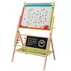 Montessori Houten 2-in-1 Schoolbord - Zwart