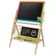 Montessori Houten 2-in-1 Schoolbord - Zwart