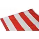 Beukenhouten Tuin- en Strandstoel rood-wit – inklapbaar en comfortabel