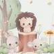 Aankleedkussen - 70x47cm - Waterproof - Forest Animals Design