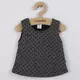 Baby Winter Tunic - Mouwloze jurk - Grijs met zwarte stippen