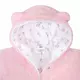 Jumpsuit - Teddybeer - Roze - Fleece - Maat 68 - Babyoutfit