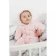 Winter jumpsuit - Nice Bear - roze - maat 74 - 6-9 maanden