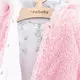 Winterjas - Soft Pink - Teddybeer Capuchon - Maat 86 (12-18 maanden)