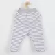Babybroekje - Grijze en witte strepen - Borduursel zebra met ballonnen