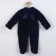 Jumpsuit - Donkerblauw - Winter - Maat 74 (6-9 maanden)