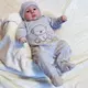 Babyset - 4-delig - Jasje, romper, mouwloze romper, mutsje