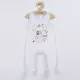 Babyset - Wit - Vestje en romper - Muizenillustratie - Maat 86 (12-18m)