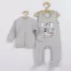 Babykleding - 2-delige set - Grijze vest en romper - Maat 86 (12-18 maanden)