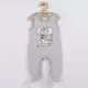 Babykleding - 2-delige set - Grijze vest en romper - Maat 86 (12-18 maanden)