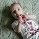 Kinderset - T-shirt met vlinders - Rokje met ruches - Maat 80 (9-12m)