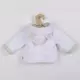Babyjack - Luxe winterjas met capuchon - White Wellsoft